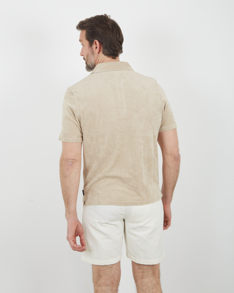 Terry Polo Shirt Taupe