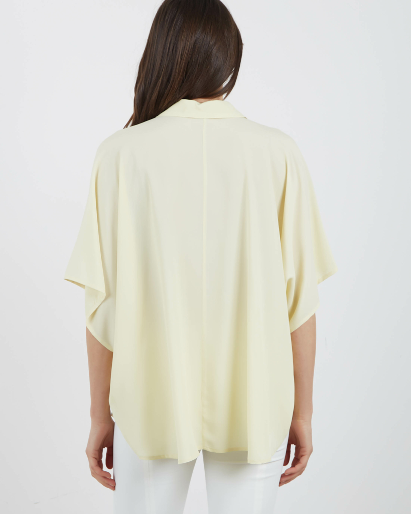 Genova Shirt Crepe Silk Blend Yellow