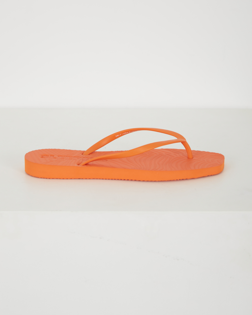 Tapered Orange Flip Flop 
