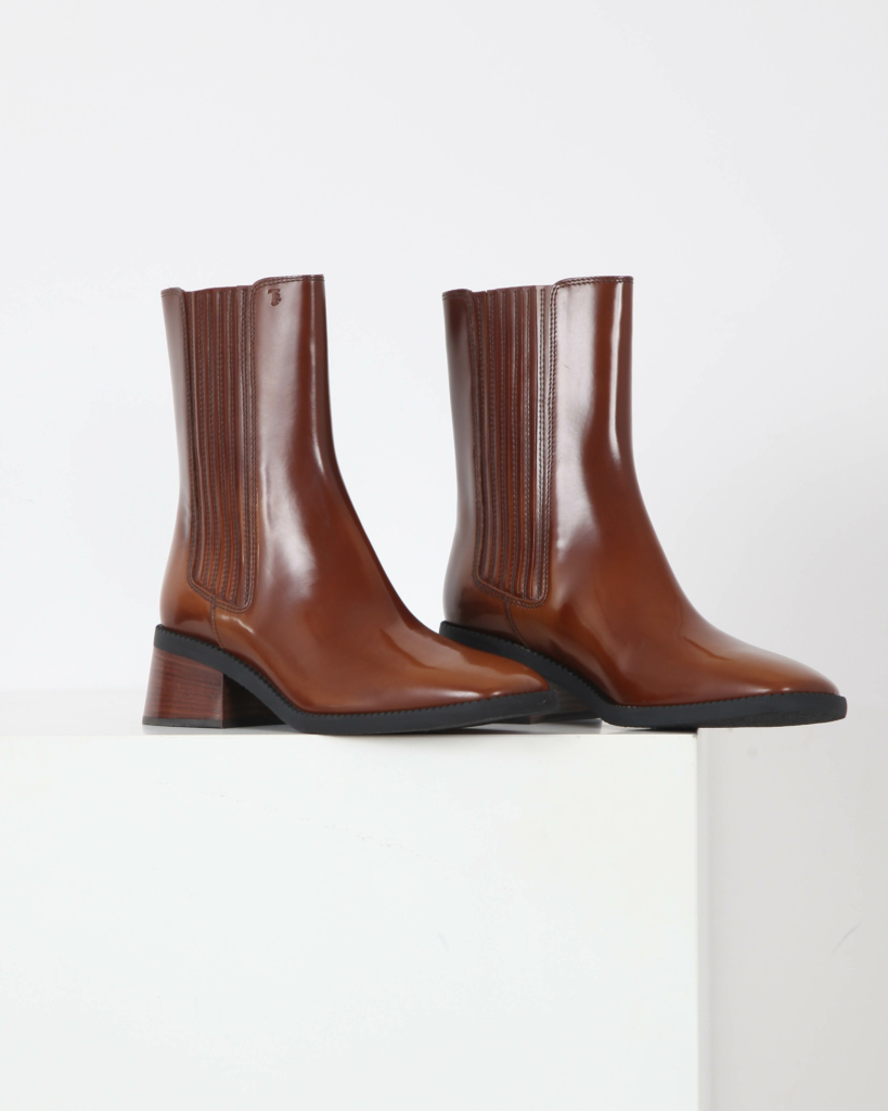 Chelsea Boots Gomma Cuoio Brown