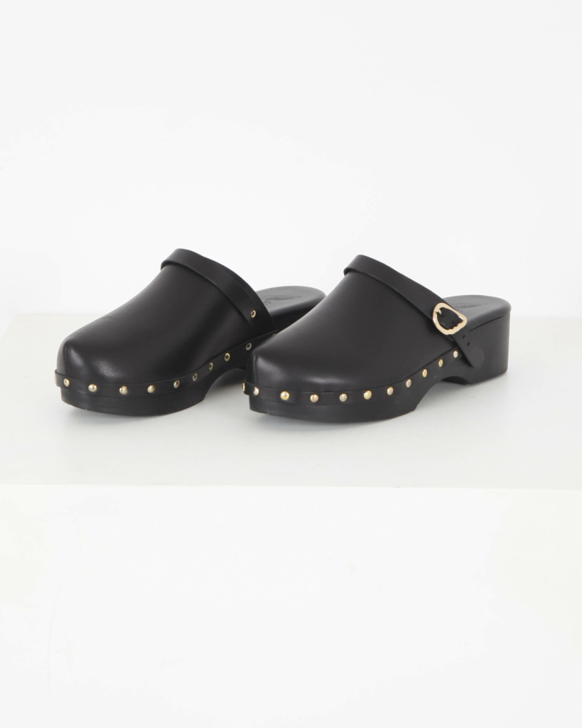 Ancient Greek Sandals Classic Closed Clog Black