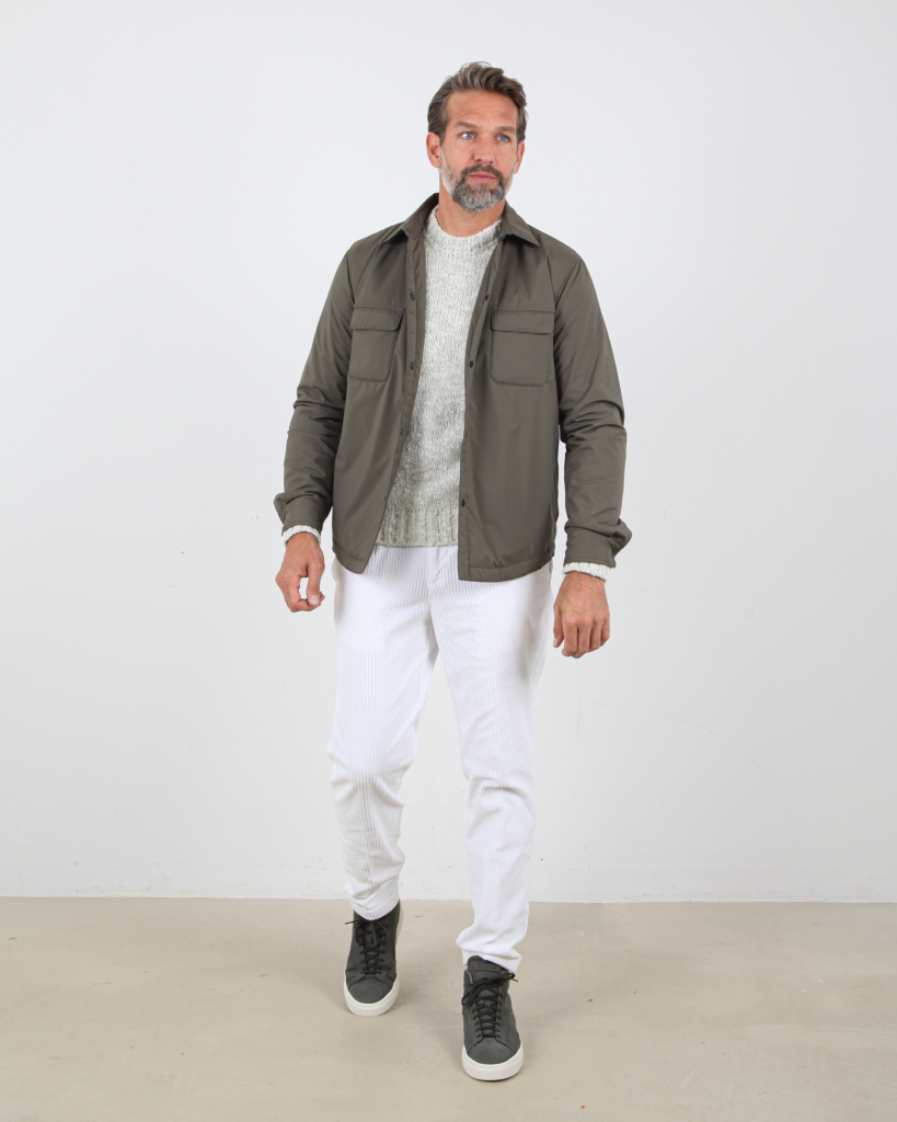 Overshirt casual olive 