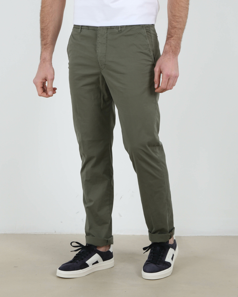 Incotex  Pantalon casual militaire green