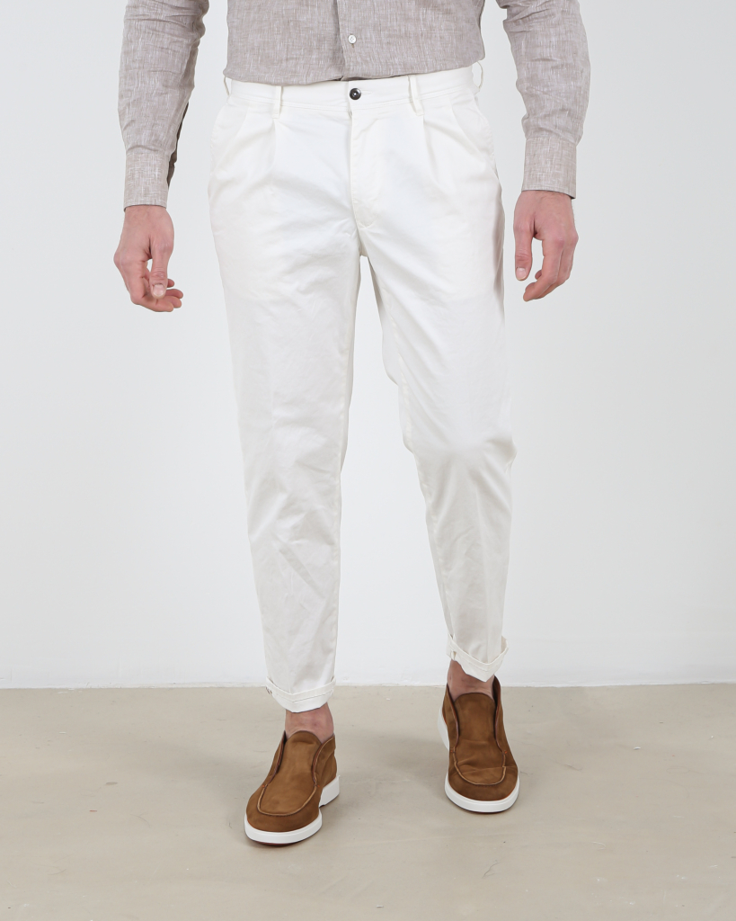 Incotex  Pantalon Casual Off White