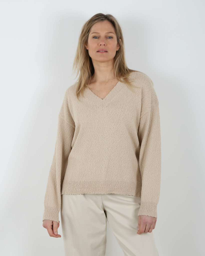 One and Other Pullover Abby camel