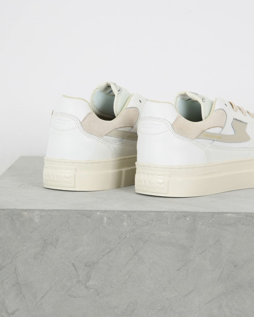 Pearl S-Strike Leather Sneaker White Putty