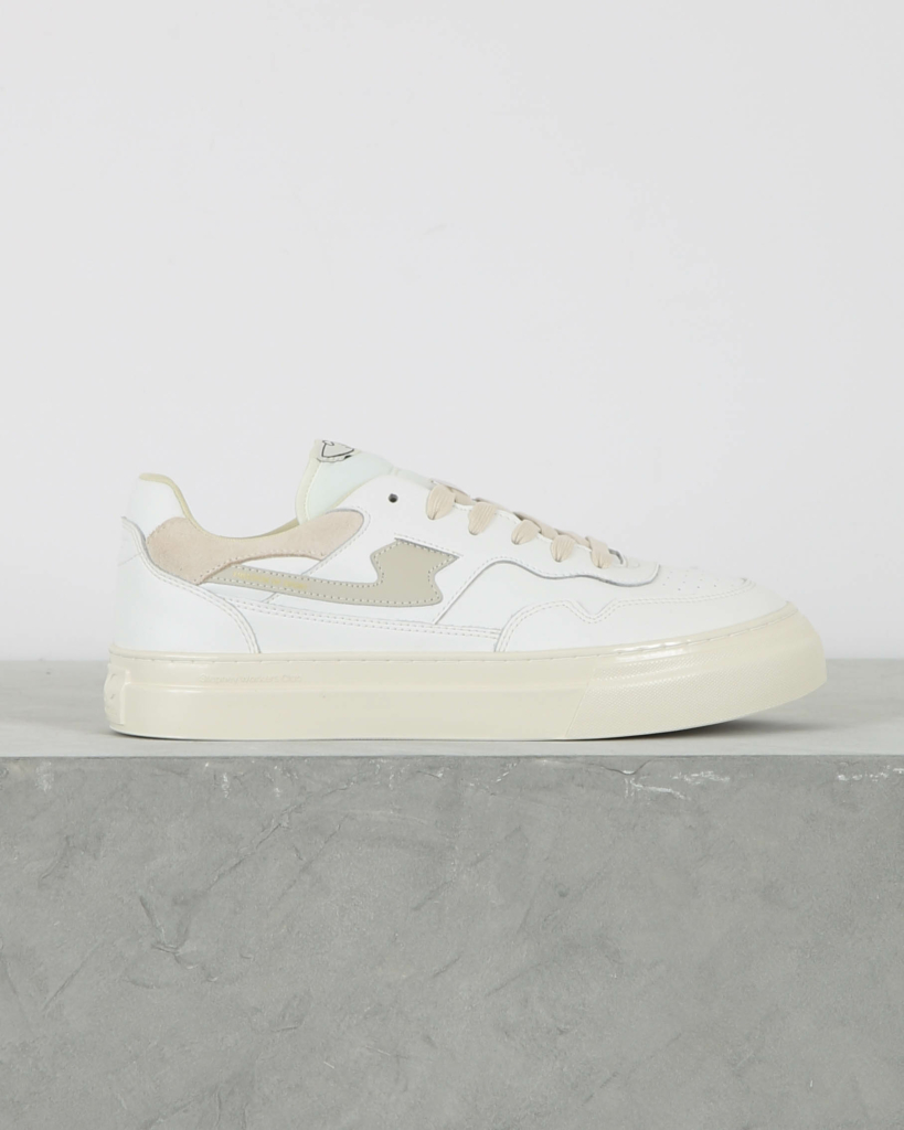 Pearl S-Strike Leather Sneaker White Putty