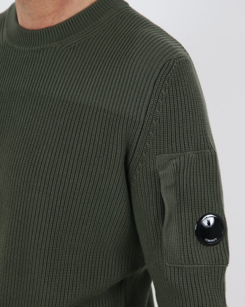 Ribbed Pullover Bronze Green