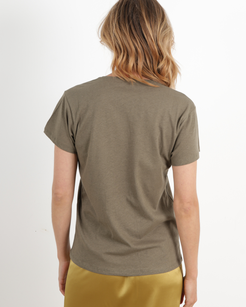 6397 Scoop Neck T-shirt Army