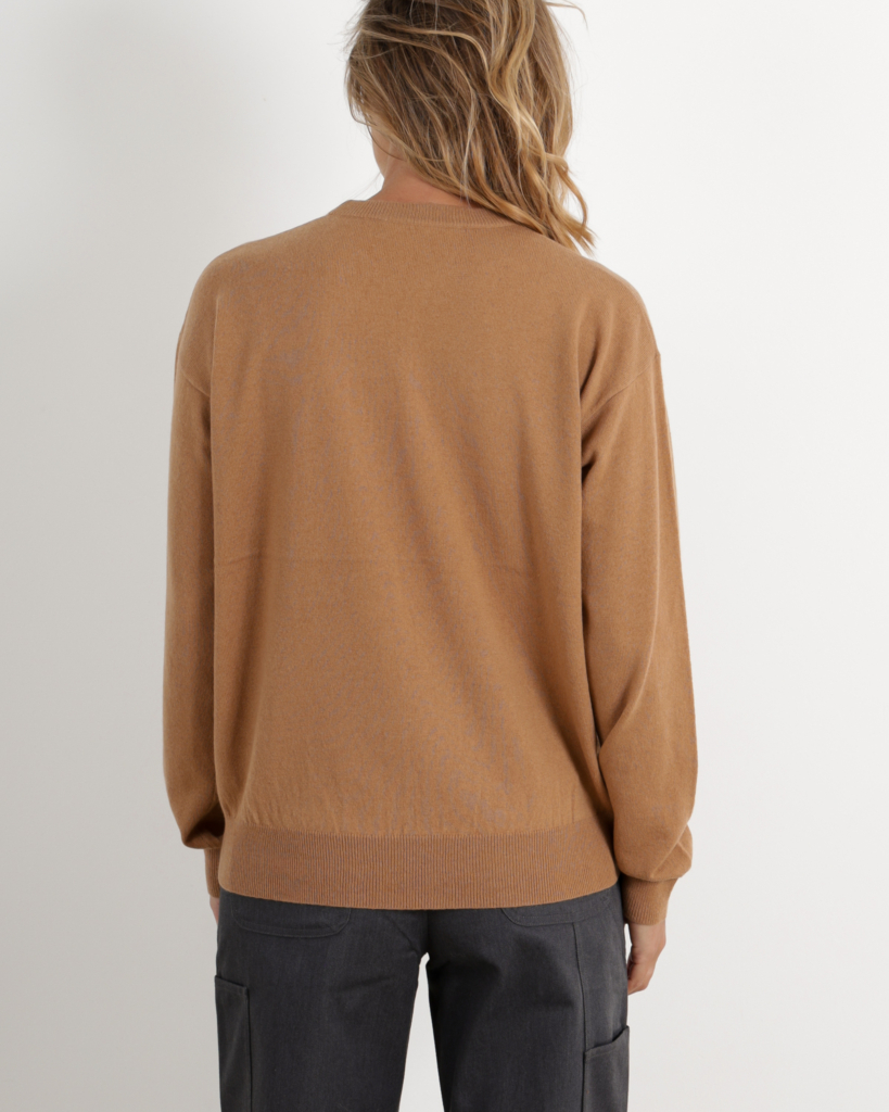 6397 Pullover slouchy camel