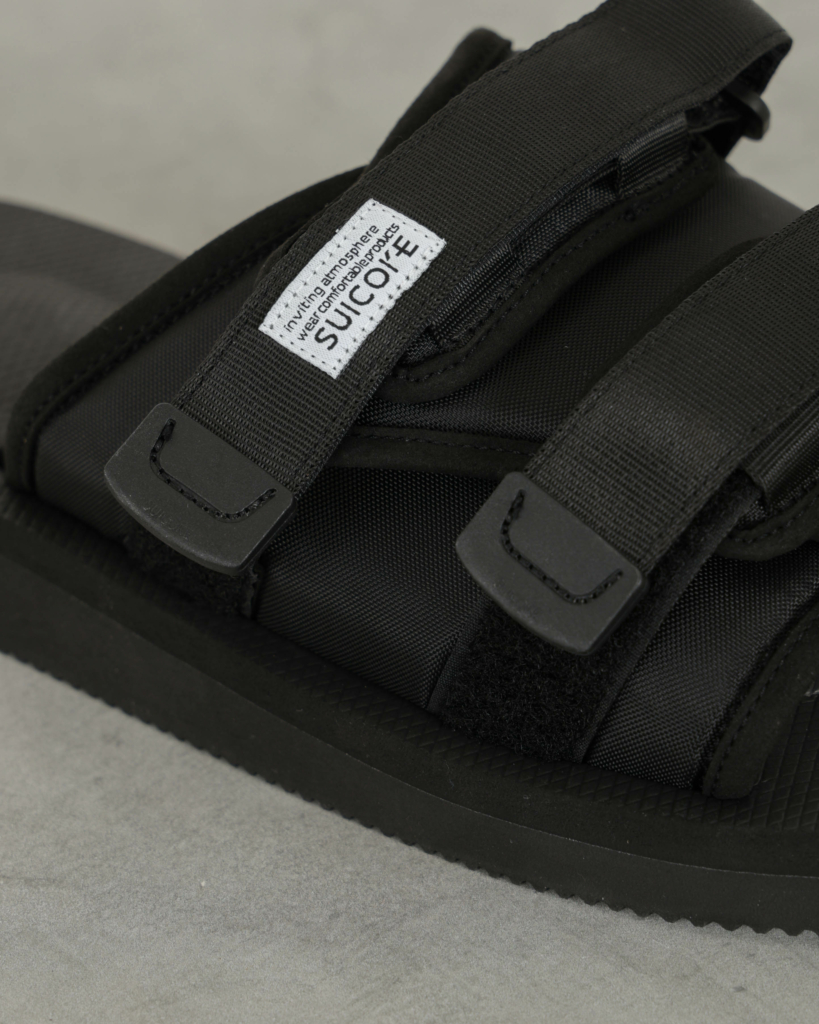 Suicoke Moto-Cab Sandalen met klittenband Zwart