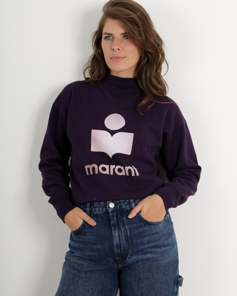 Marant Étoile Moby sweater darkplum