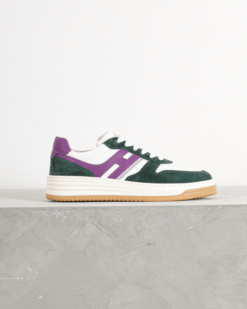 Hogan Allacciato Sneakers Green Purple