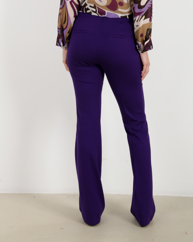 Cambio Ros Flared Pants Purple