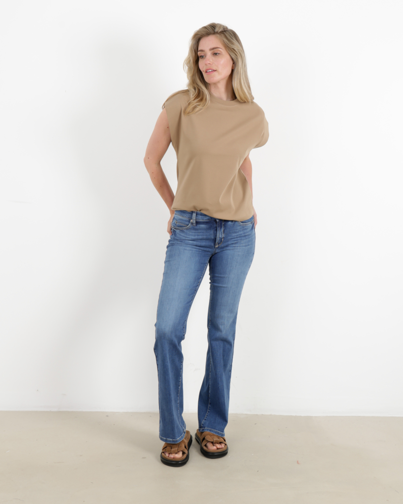 Cambio Paris Flared Jeans Medium Contrasted