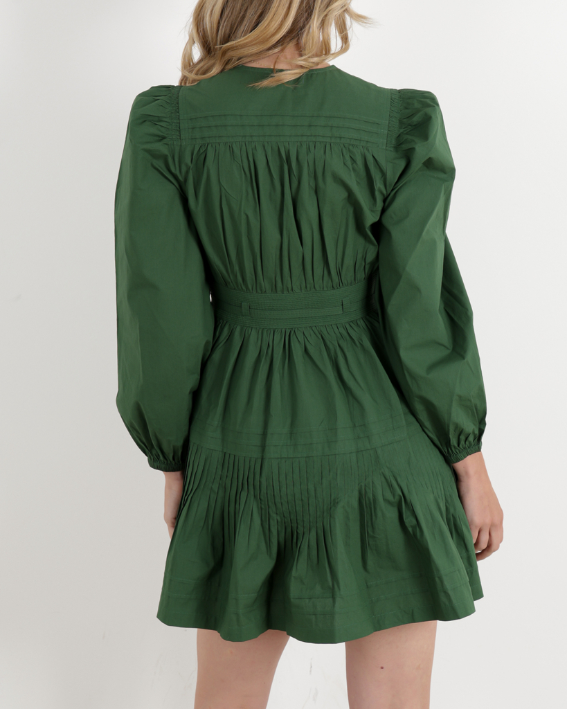Ulla Johnson Rosalind dress juniper green