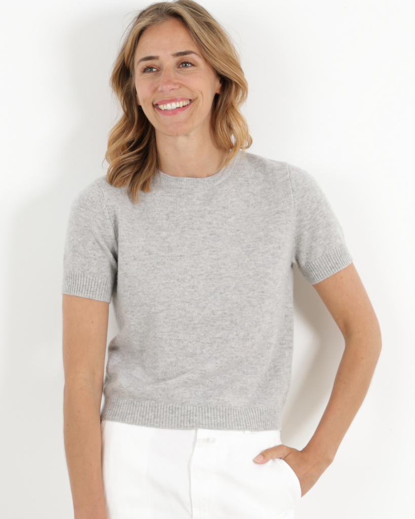 People's Republic of Cashmere Women's Blouse Pull Ash Grey