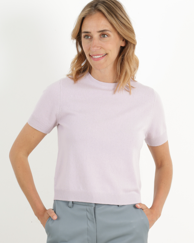 People's Republic of Cashmere Women's Blouse Pull Dusty Lilac