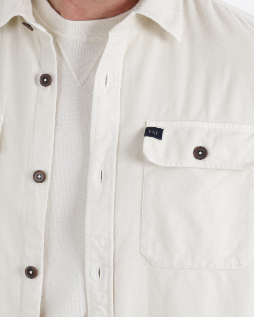 Fay Casual Shirt Off White