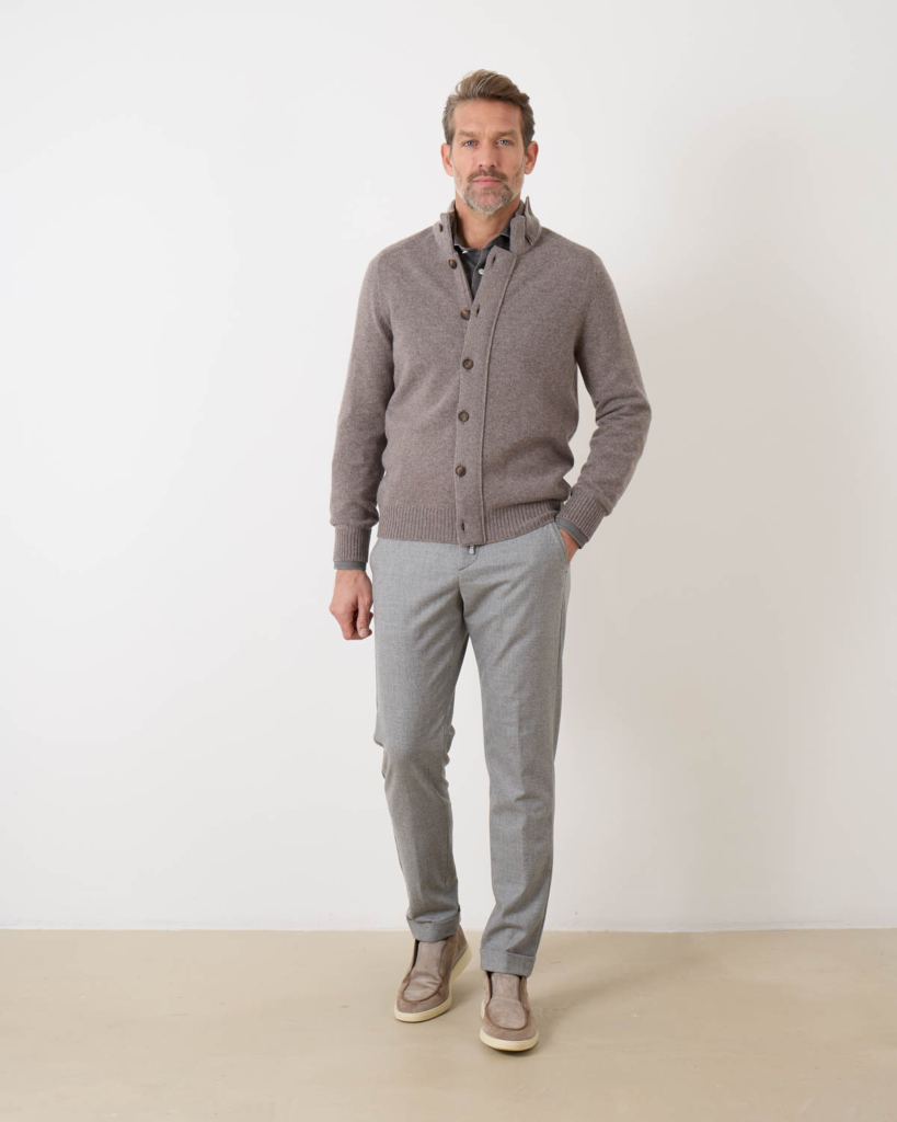 Marco Pescarolo Pantalon Manu Light Grey