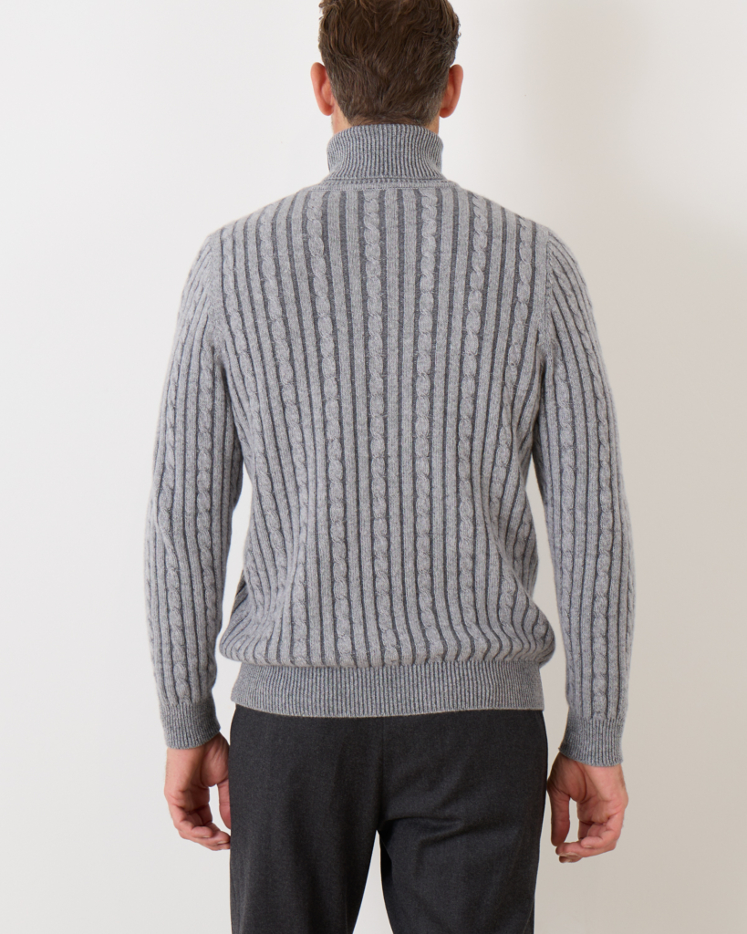 Colombo Pullover Kabel Grey