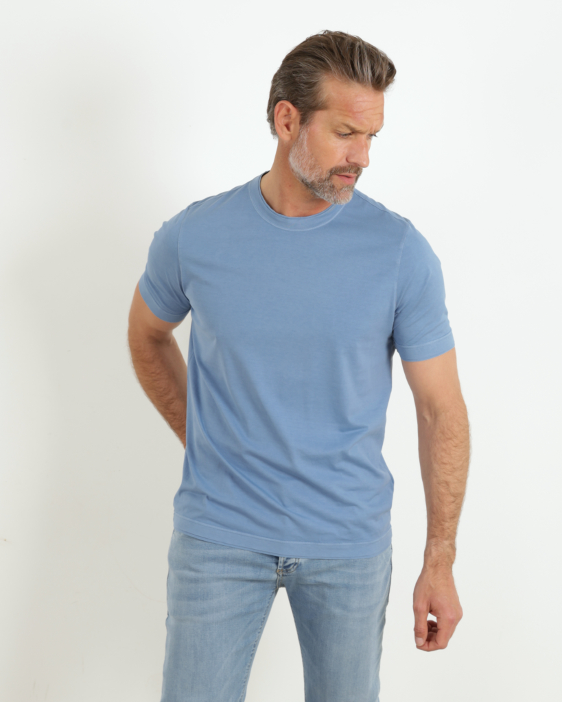 Gran Sasso Cotton T-shirt Blue
