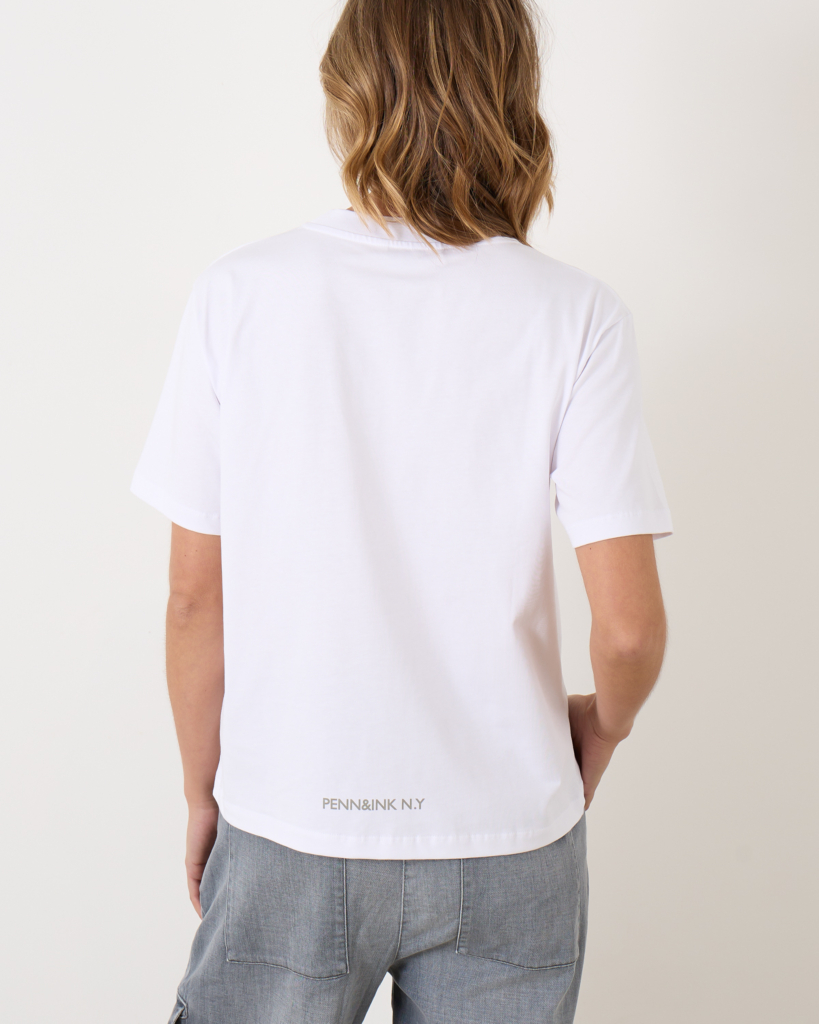 Penn&Ink T-shirt Print White