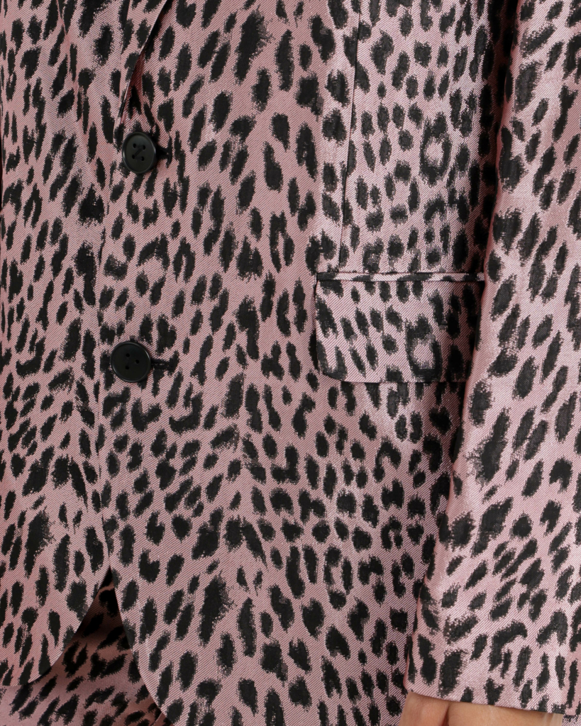 Zadig & Voltaire Vegy leopard jacquard blazer