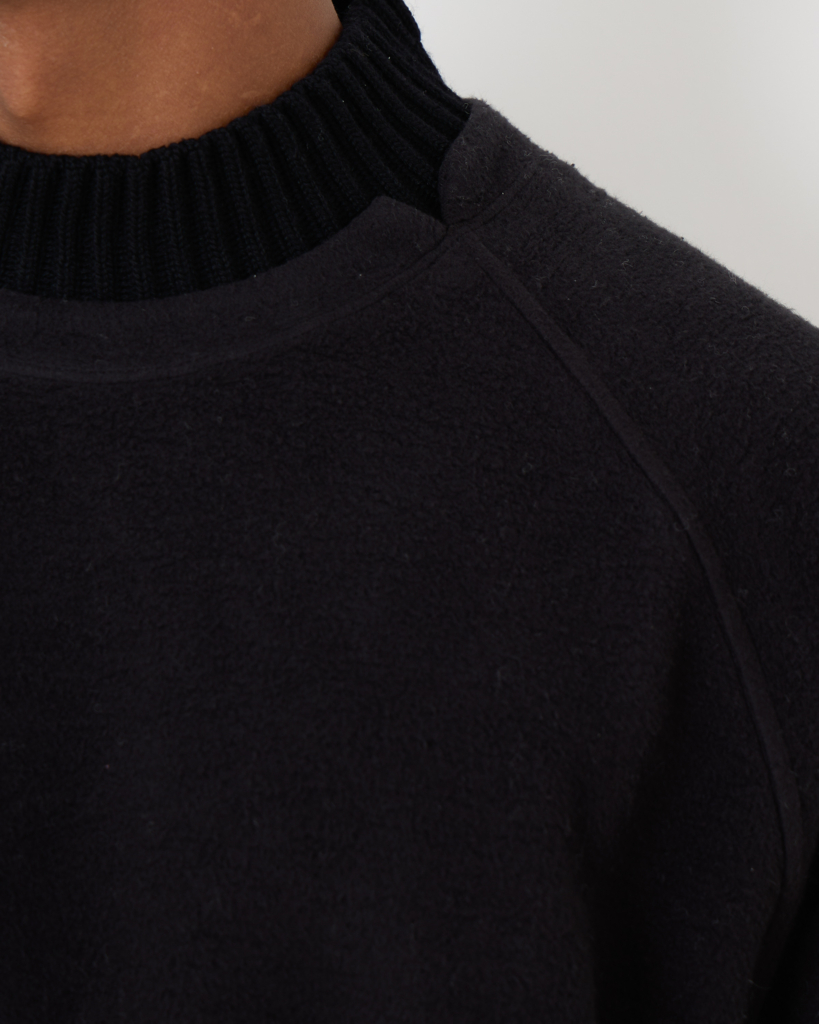 Stone Island Fleece Sweater Black