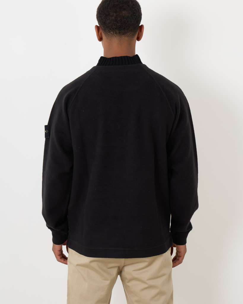 Stone Island Fleece Sweater Black
