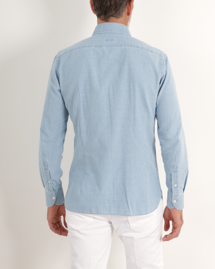 100 Hands Casual Shirt Ice Washed Denim