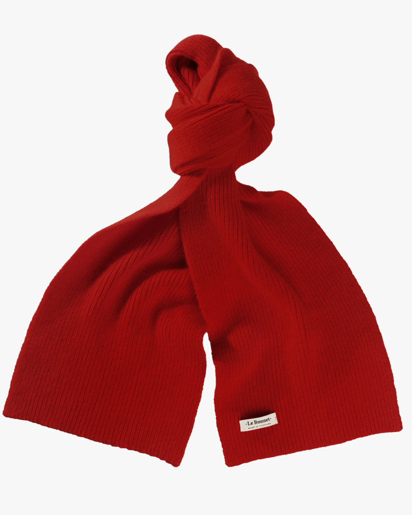 Le Bonnet Shawl Framboise Red