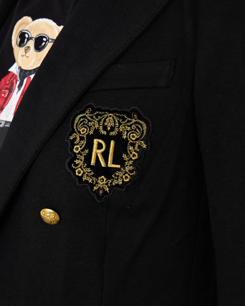 Ralph Lauren Double-Knit Blazer Black