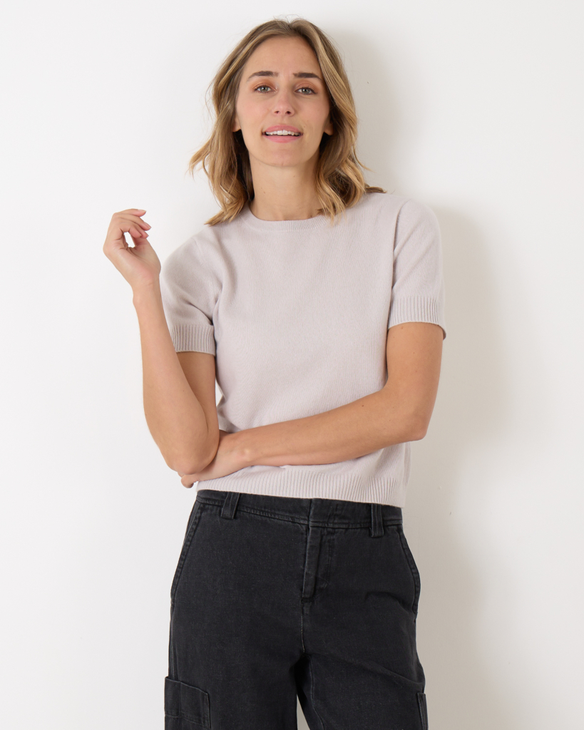 People's Republic of Cashmere Women's Blouse Pull Dusty Grey