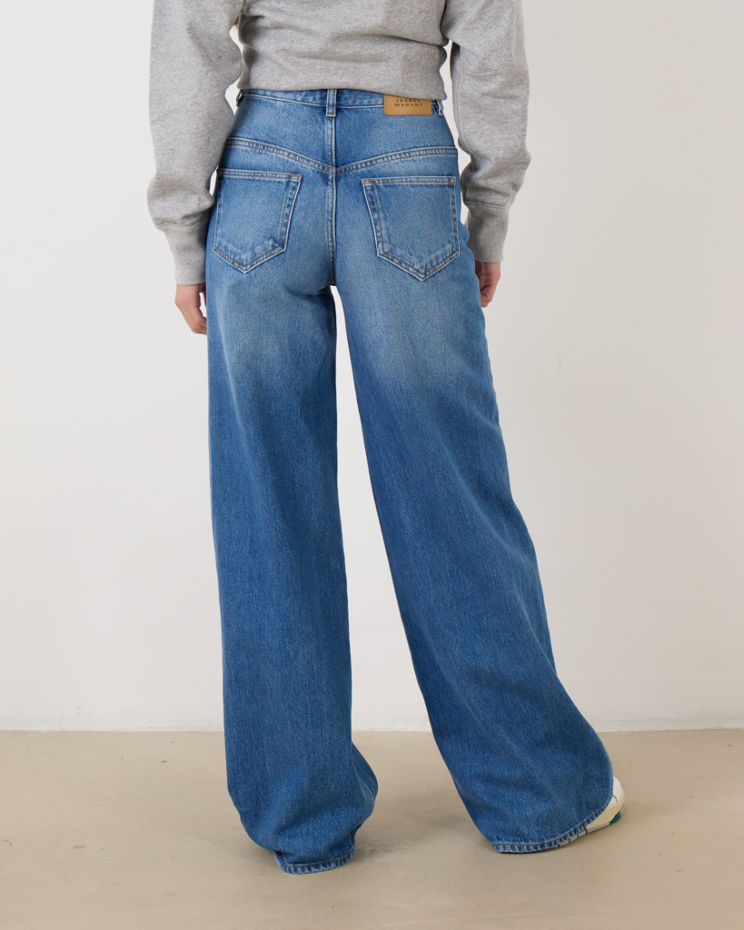 Isabel Marant Lemony High Waist Jeans Blue