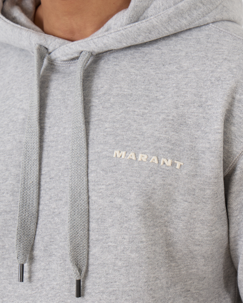 Marant Marcello Logo Hoodie Grey