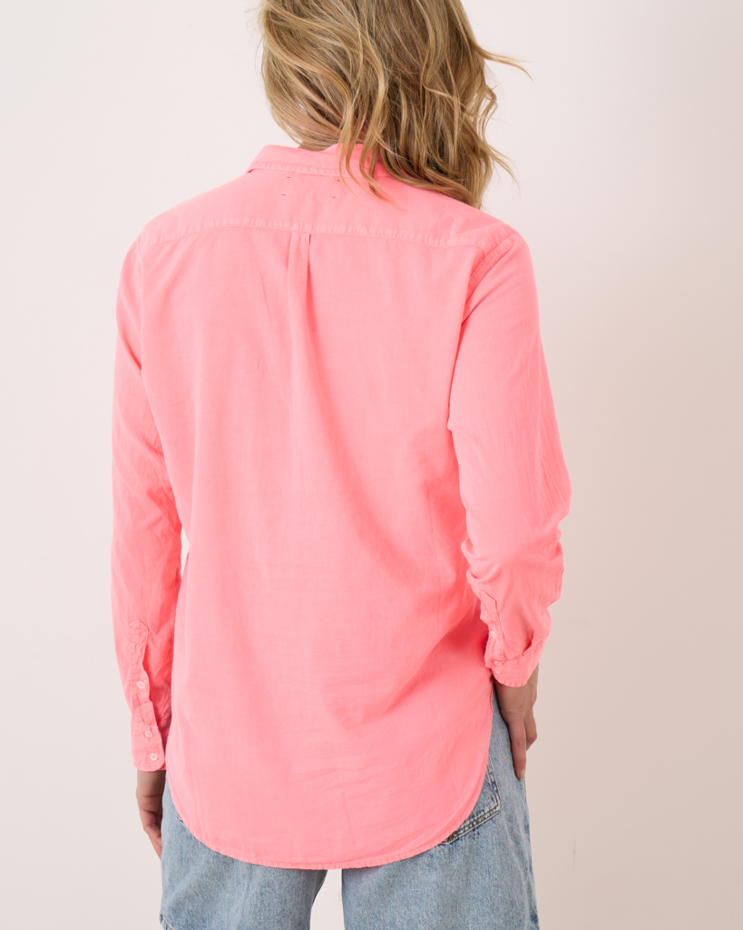 Xírena blouse lange mouw neon pink