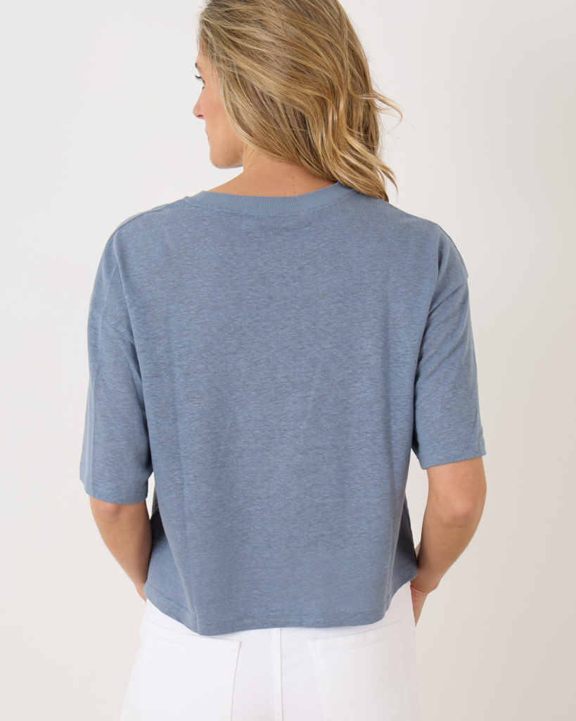 Drykorn  Lilani T-shirt Staalblauw