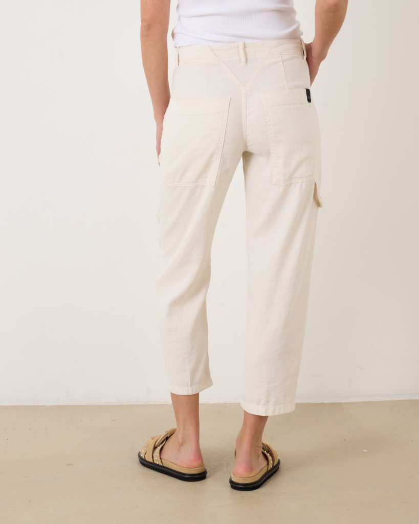 Drykorn  pantalon regular fit dames 1903 off white