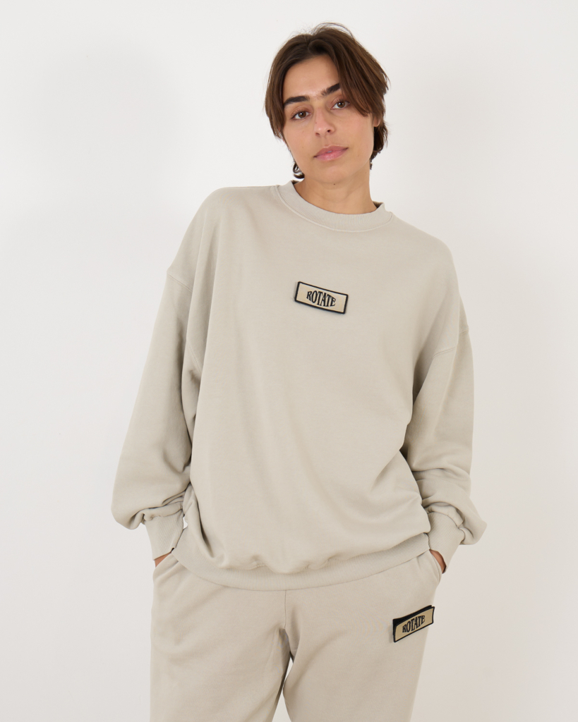 Rotate Oversized Sweater Oyster Green