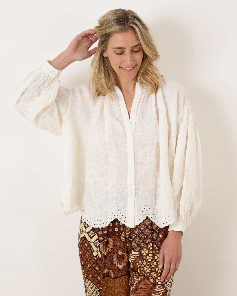 Clare Blouse Wit