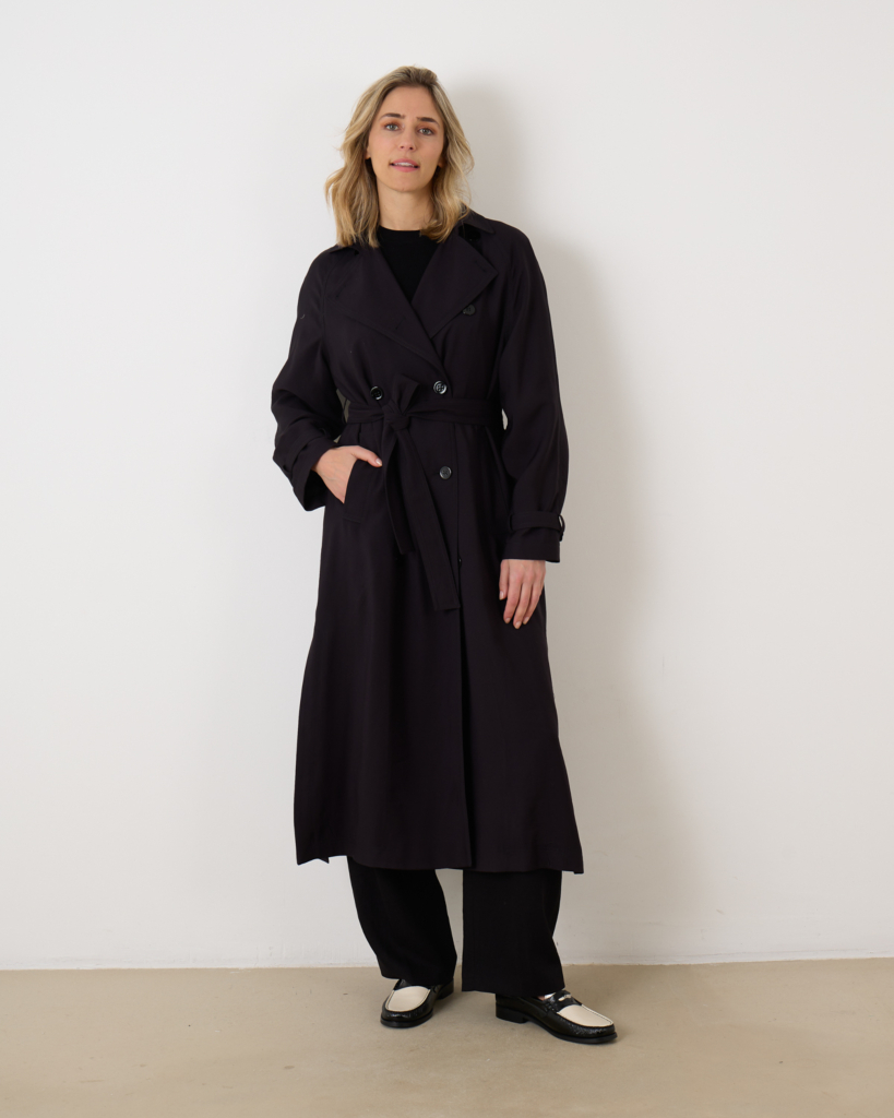 Vanessa Bruno Carl trench coat black