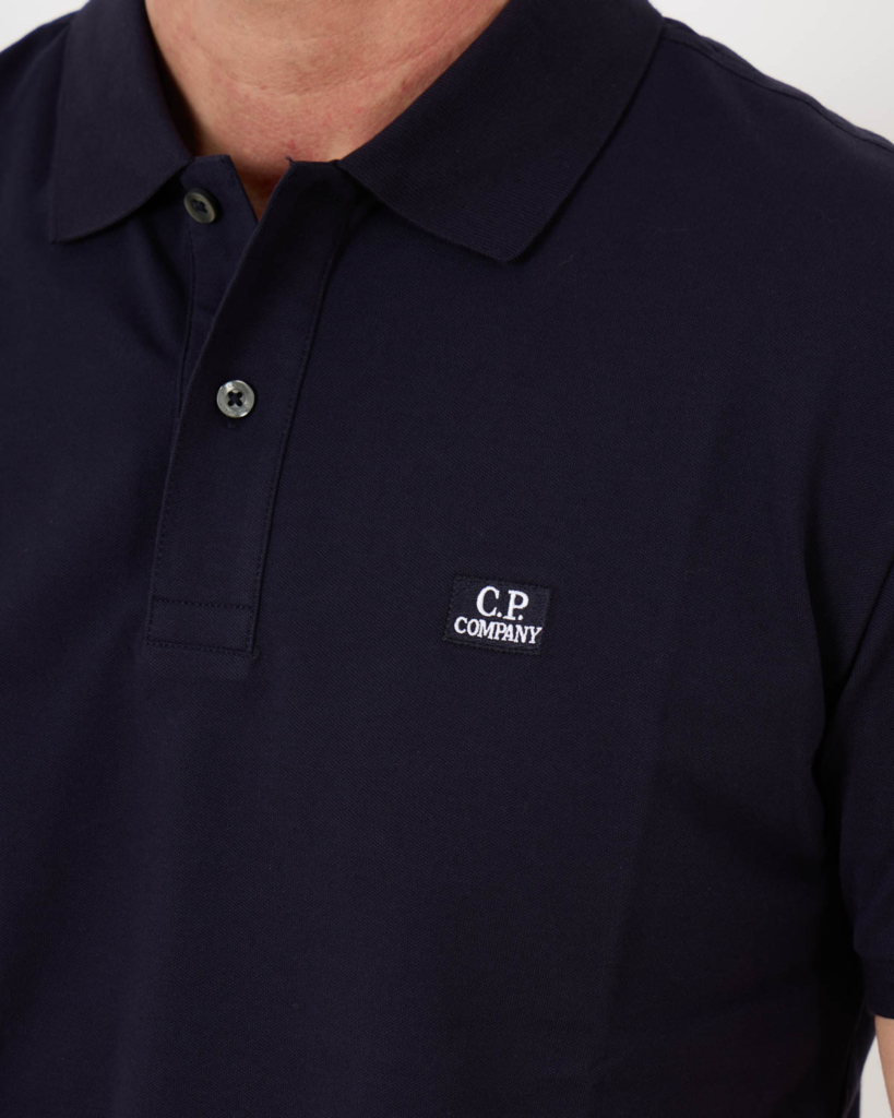 C.P. Company Slim Polo Shirt Total Eclispe