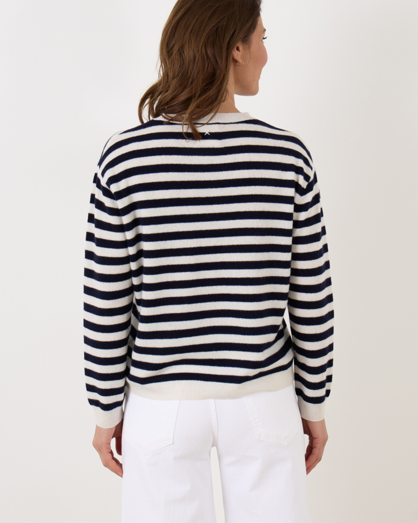 People's Republic of Cashmere Pullover Boxy o-neck Cloud Navy