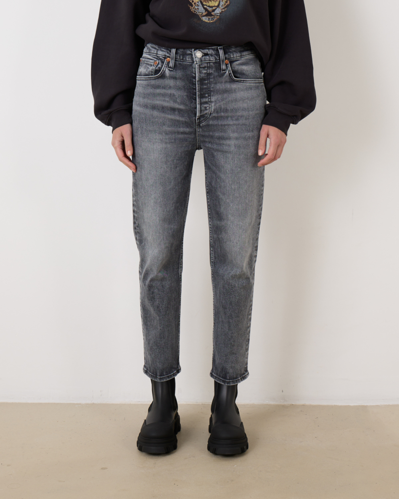 RE/DONE 70s Stove Pipe Jeans Silver Fade