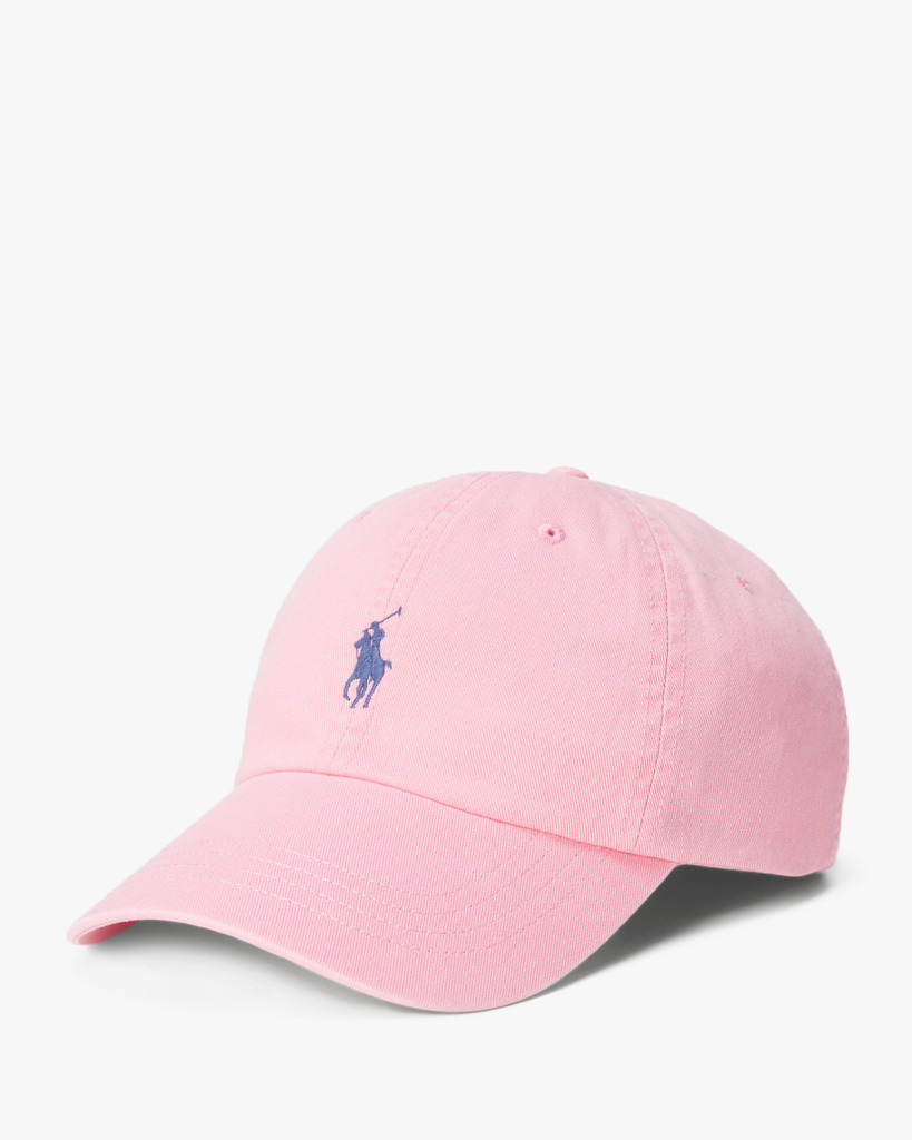 Ralph Lauren Logo Cap Course Pink