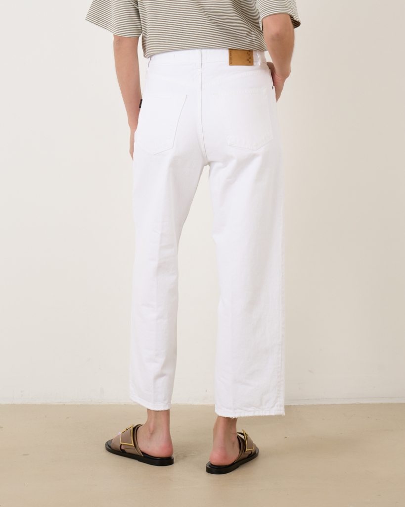 jeans relaxed fit dames optical white