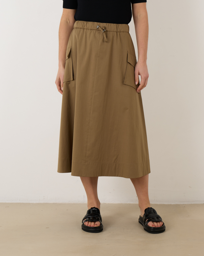 Luisa Cerano Cargo Style Godet Skirt