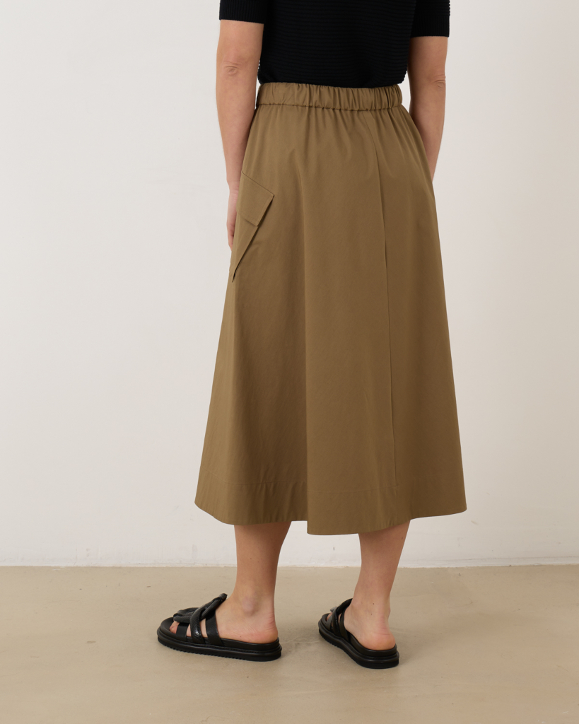Luisa Cerano Cargo Style Godet Skirt