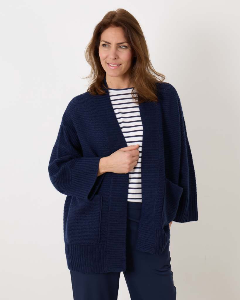 FFC Knitted cardigan navy